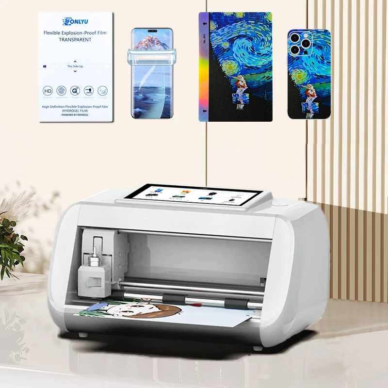 

FONLYU Unlimited Mobile Phone Hydrogel Film Cutting Machine Screen Protector Back Skin Sticker Movies Cutter Blade Plotter