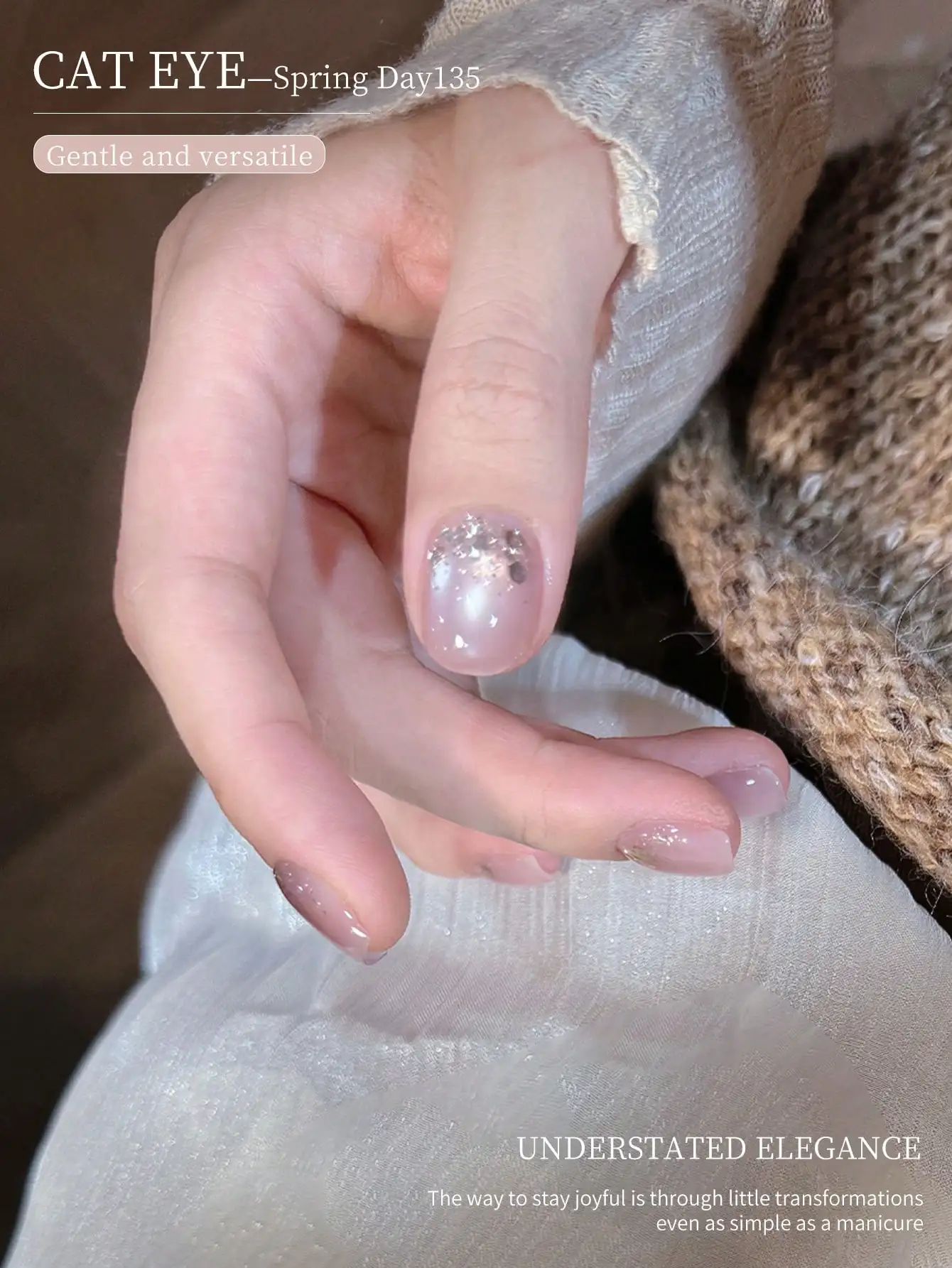 قطعة واحدة من تأثير الإصبع الشفاف مع لامع، جل UV/LED احترافي لصالونات التجميل لفن الأظافر، مثالي للأزياء النسائية #4