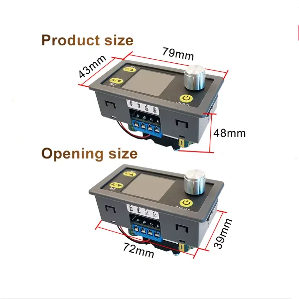 Hongta WZ3605E Adjustable DC Voltage Regulator Digital Voltage Ammeter Constant Voltage Constant Current Lift Voltage 5A 36V 80W