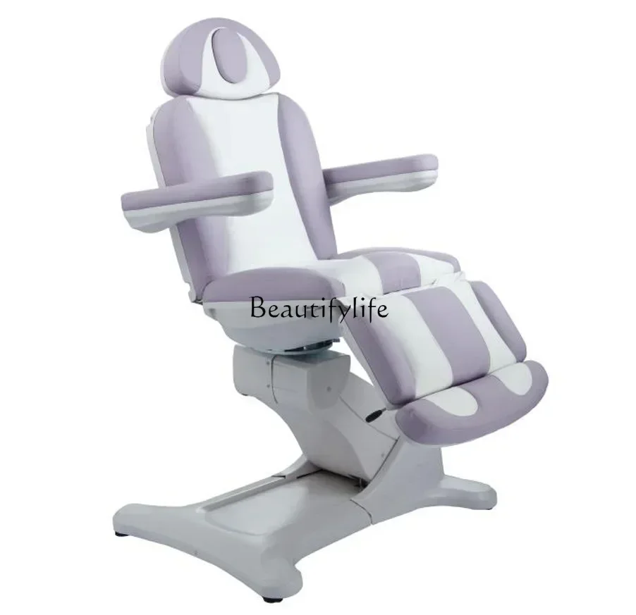 High-End Electric Beauty Folding Bed Beauty Salon Special Tattoo Bed Split Leg Rotation Multi-Function Pedicure Chair