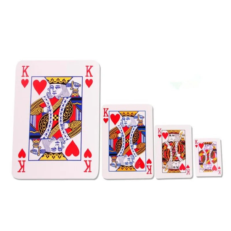 Huge Poker Playing Cards Cute Miniature Games Funny Toys For Friends Party Playing Card Games Dollhouse Accessories