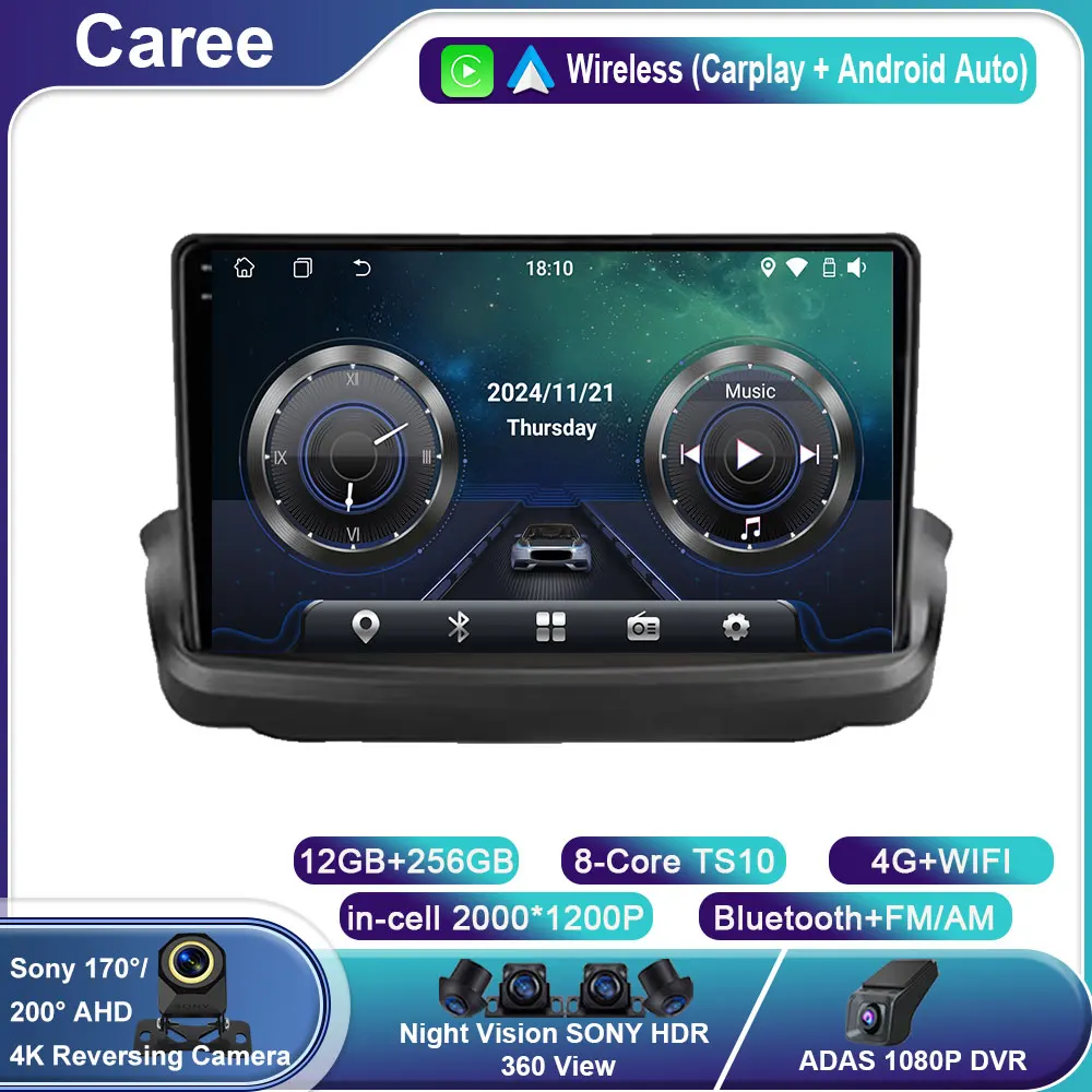 

Android Auto Carplay Car Radio for Hyundai Rohens Genesis Coupe 2009 - 2011 4G Multimedia Video Player Navigation GPS 4G