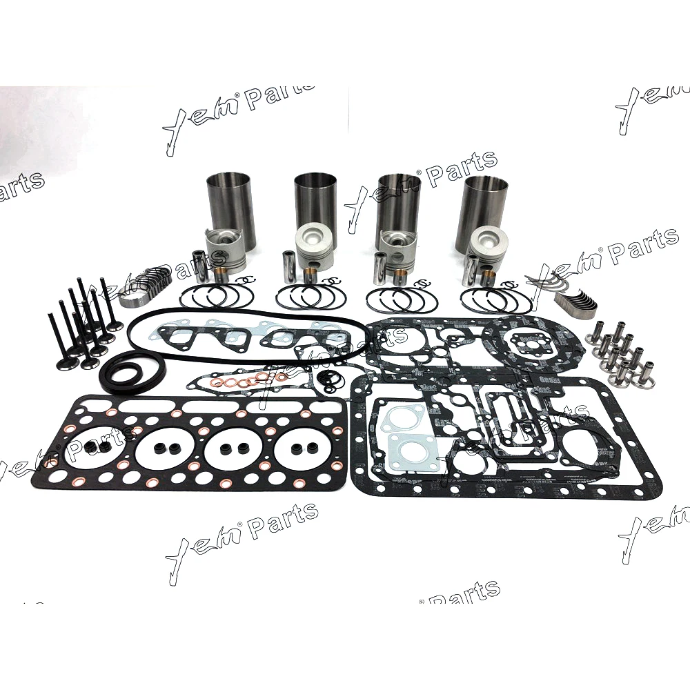 Practical V1512 V1512-DI Overhaul Rebuild Kit With Gasket Set Bearing-Valve Train For Kubota engine part