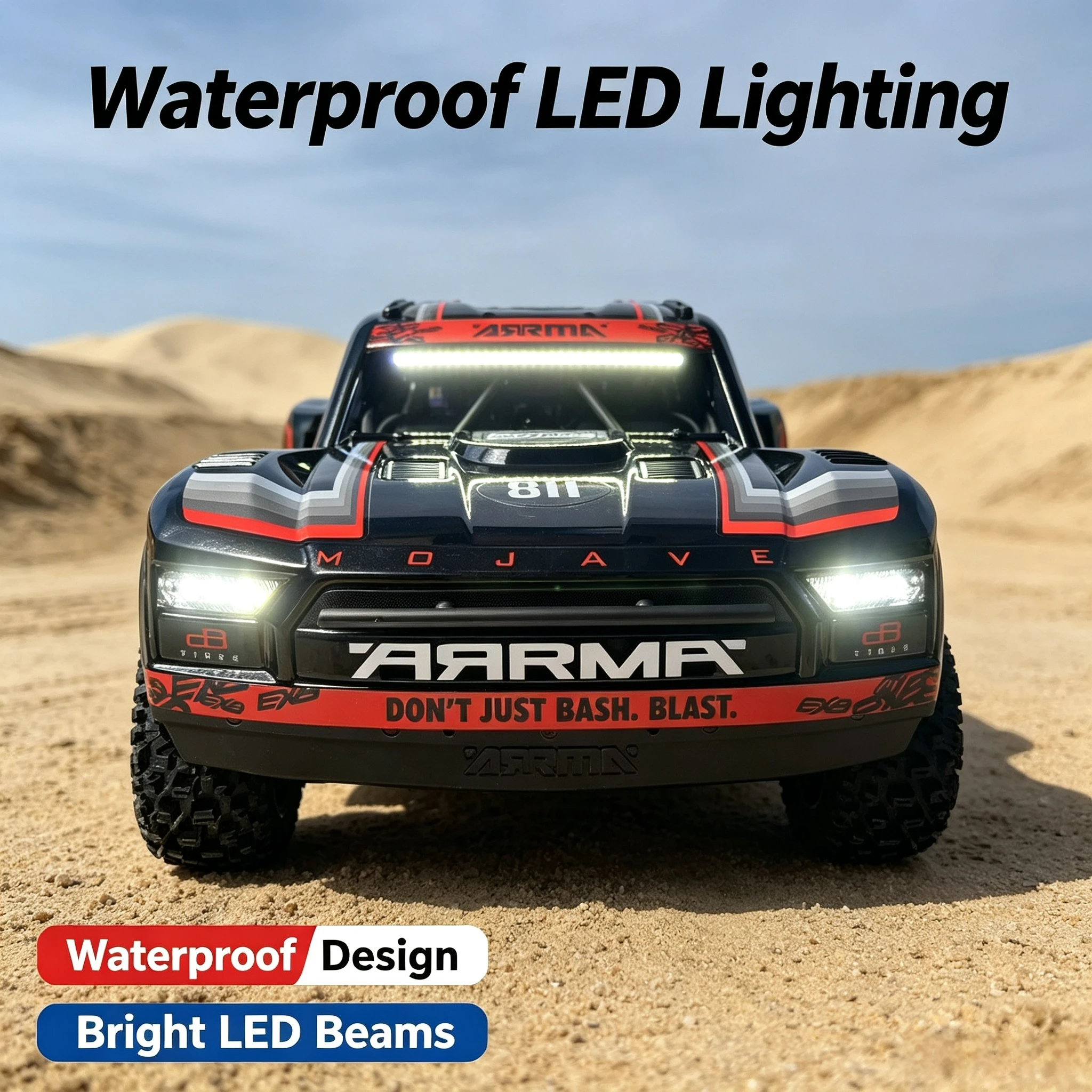 ARRMA Mojave EXB V3 Kingcar LE - Led Light Kit Rc recension och pris