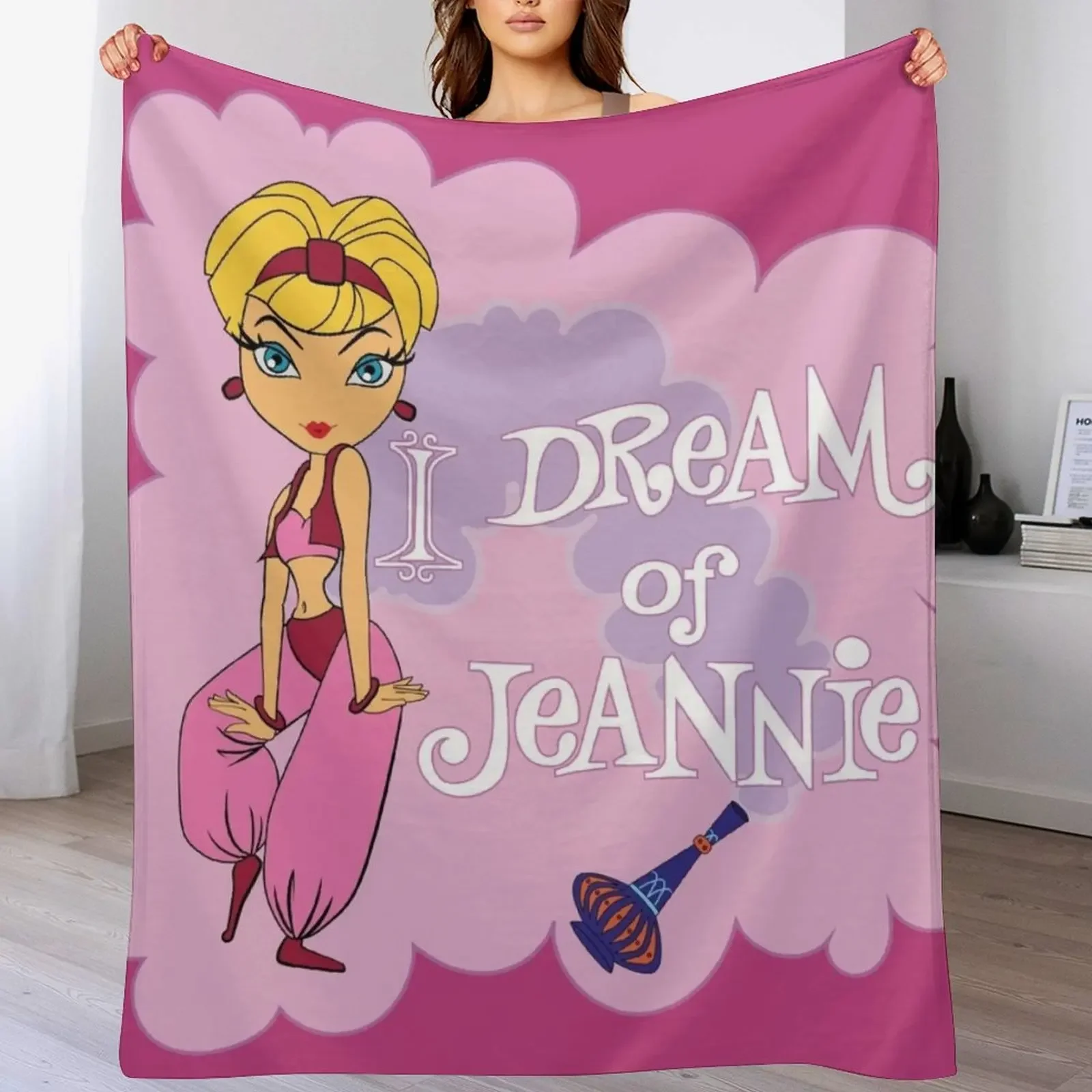 

I Dream of Jeannie 4 Throw Blanket Soft Warm Blanket Gift for Men Women Adults
