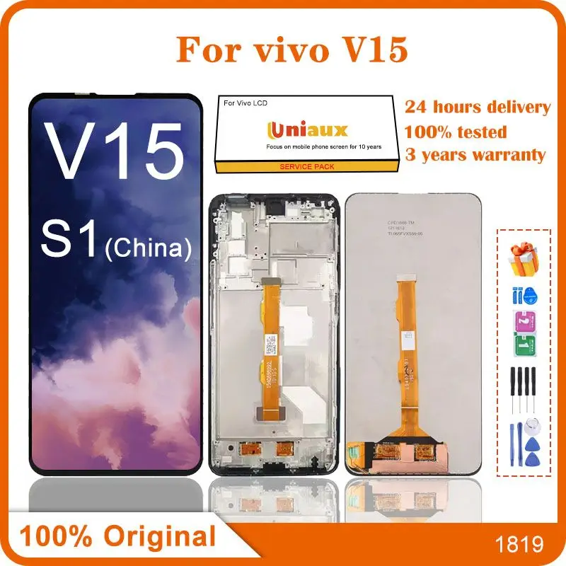 

6.53'' For Vivo V15 1819 LCD Display Touch Screen Digitizer Assembly For Vivo S1 China V1831A V1831T LCD Screen