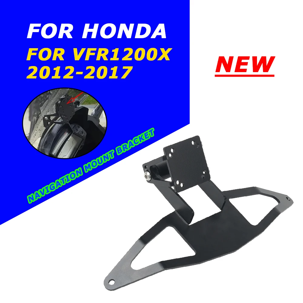 

Motorcycle Accessories Mobile Phone GPS Navigation Plate Bracket Windshield Stand For HONDA VFR1200X VFR 1200 X 1200X VFR1200 X