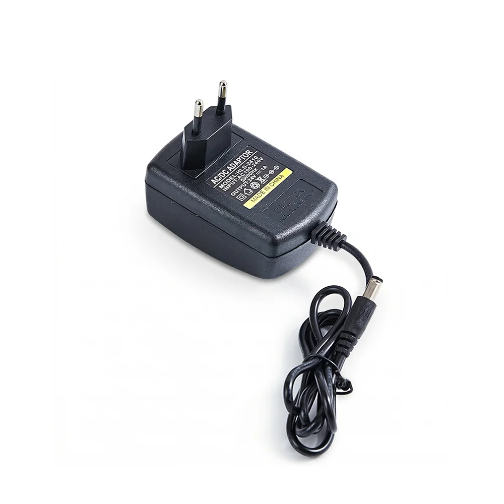 2026 Newest Eu Power Adapter 5V 9V 12V 24V 1A 2A 3A AC to DC 5W 12W 24W 48W Power supply for CCTV WiFi LED Strip