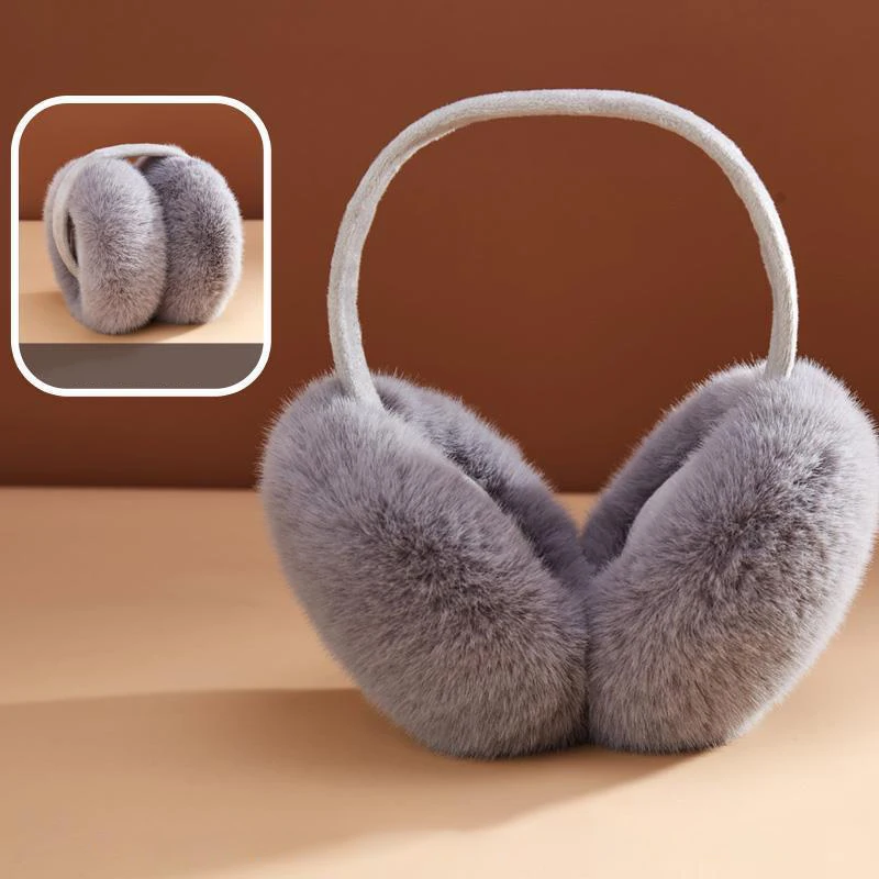 Earmuffs Winter Warm Earmuffs Soft Plush Ear Warmer Portable Antifreeze Ear Caps Cute Ear Protection Rabbit Marten Ear Muffs