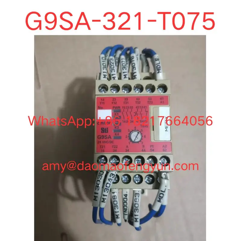 ใช้รีเลย์ความปลอดภัย G9SA-321-T075ในส่งเร็วการทำงานที่ดี