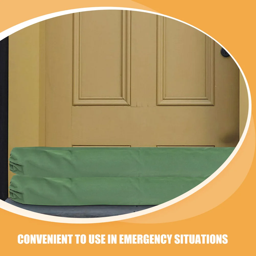 2pcs Long Canvas Flood Control Sandbags Reusable Waterproof Absorbent For Home Door Window Basement Floor Flood Barrier Water