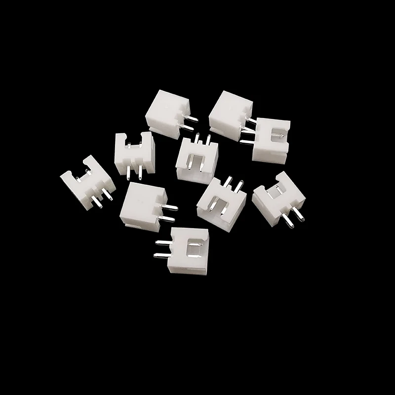 50Pcs XH2.54 2.54mm Pitch 2/3/4/5/6/7/8/9/10 Pin Male Plug Housing Connecor JST XH Plastic Shell Header Wire Connectors