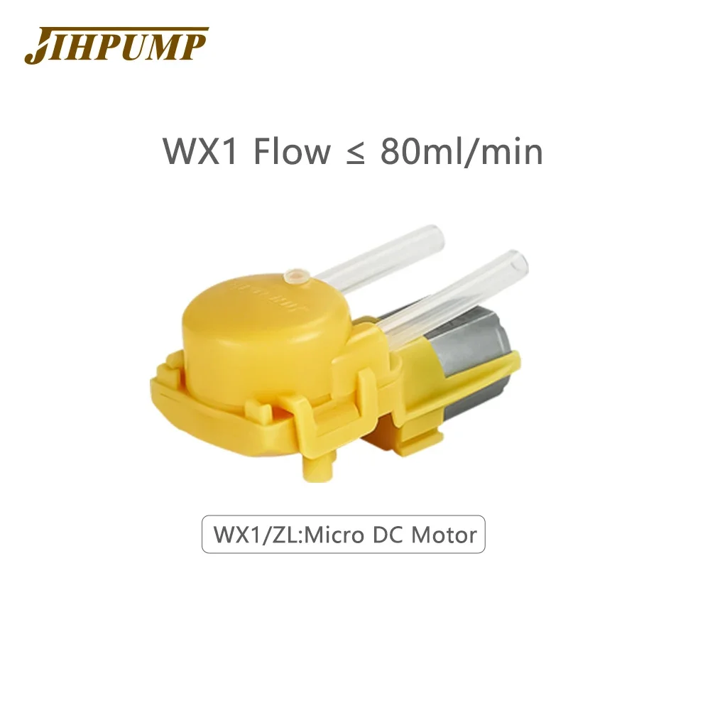 JIHPUMP DC 5V 6V 12V Micro Small Mini OEM Peristaltic Water Pump Food Grade Soap Dispenser Liquid Dosing Hose Pumps Price