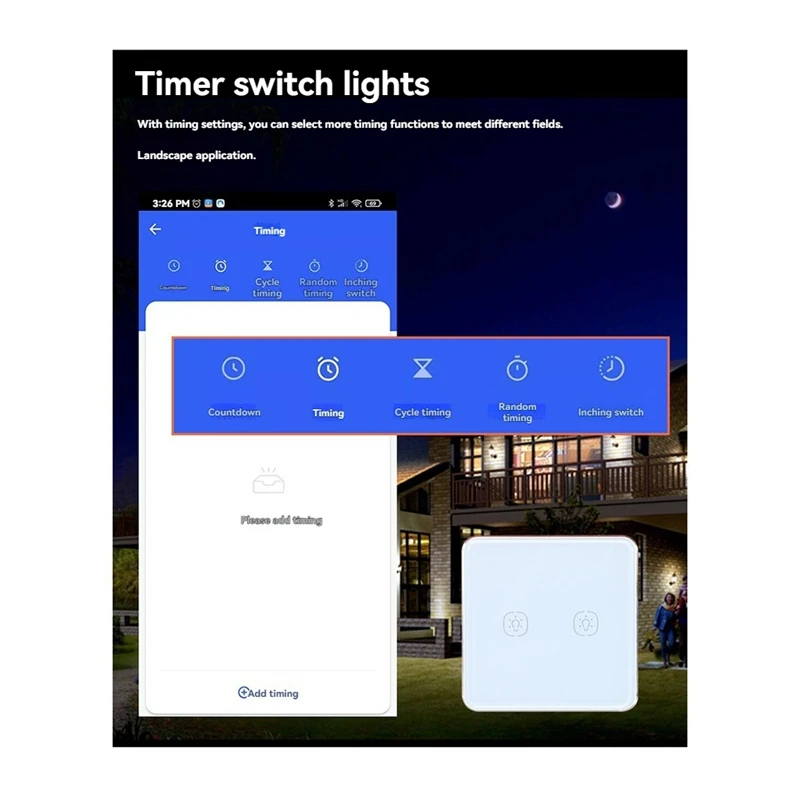 A56G-Zigbee Light Switch With Aluminum Frame Glass Touch Switch Work With Tuya Alexa Home Assistant Control