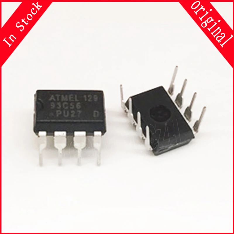 10pcs/lot 93C56 AT93C56 DIP-8 In Stock