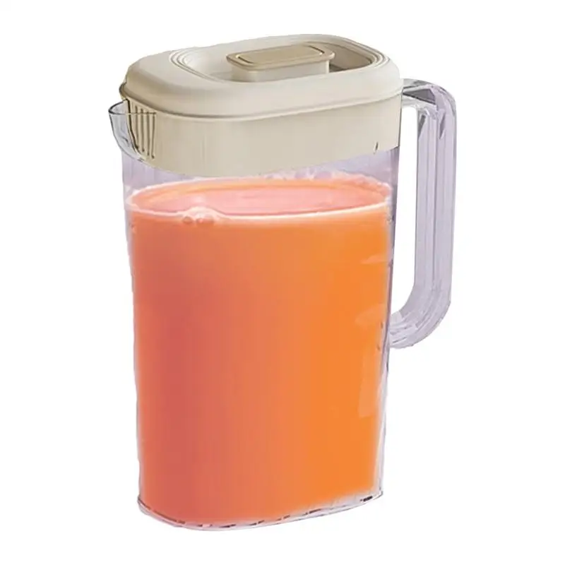 Ice Tea Pitcher 2.5L Fridge Water Dispenser Juice Container Large Capacity Tea Pitcher Food Grade Juice Jugs For Water Cold