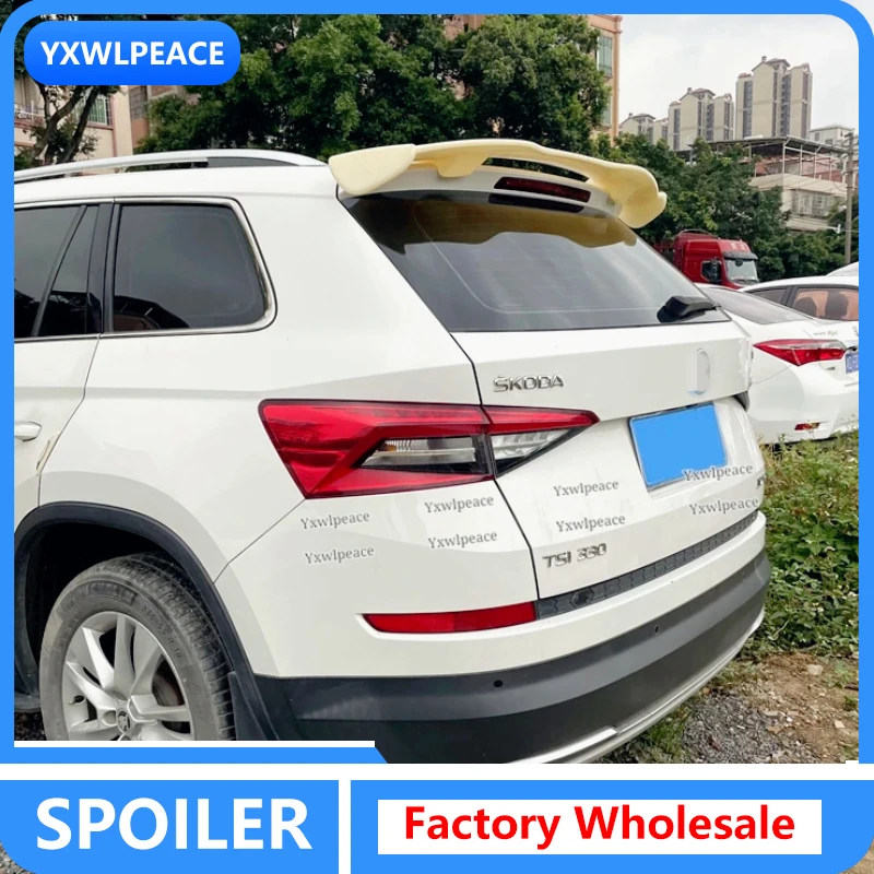 

For Skoda Kodiaq Roof Spoiler 2016 17 18 19 20 21 2022 ABS Plastic Universal Hatchback SUV Rear Trunk Wing Body Kit Accessories