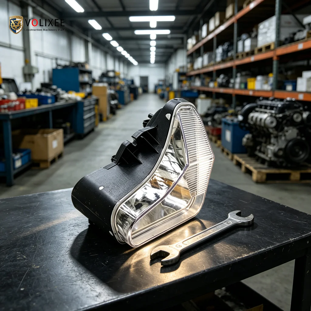 Bobcat A770 S450 S510 S530 Skid Steer Headlight 7251340 For Front Lamp Assembly Clear Lens Unit