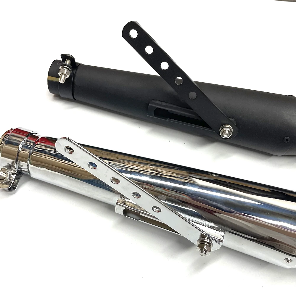 

slip on high quality for Motorcycle exhaust escape muffler Retro exhaust pipe x4 muffler 38mm 40mm 42mm 45mm