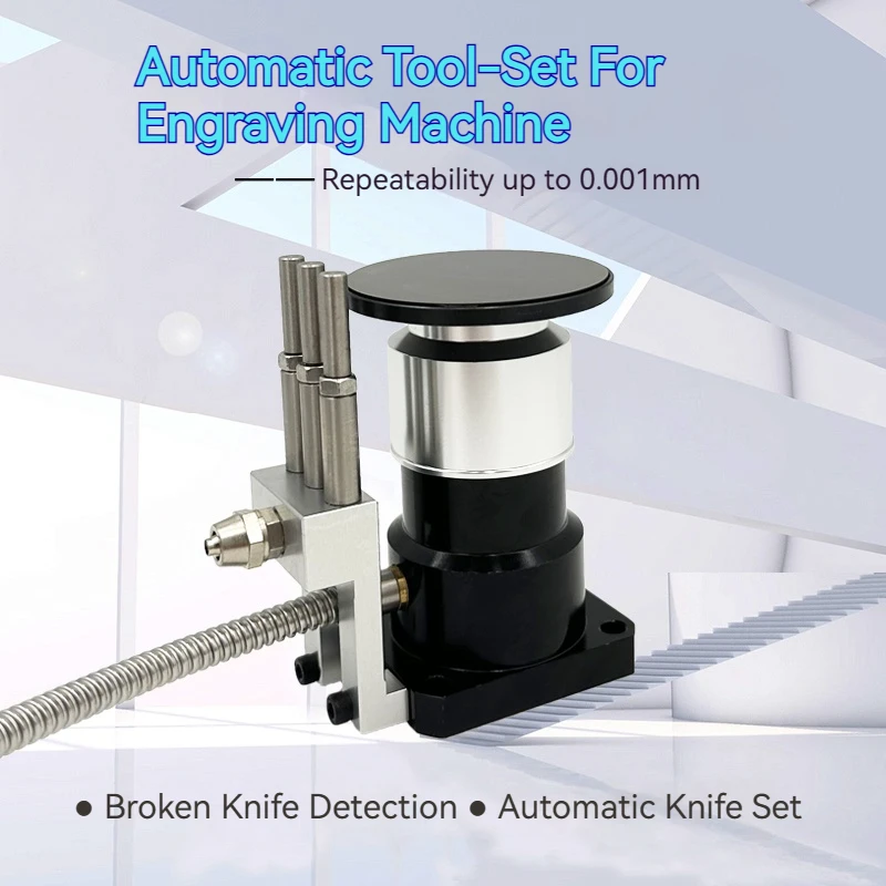 T24E-60 CNC Z Axis Zero Tool Setter 60mm Diameter Probe Touch Sensor Tool Setting Gauge for CNC Lathe Machining Centers