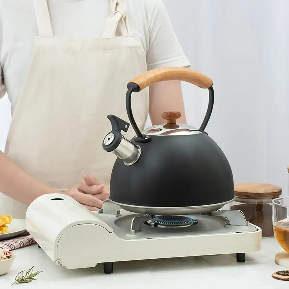 2.5L Stainless Steel Whistle Teapot Household Goods Applicable Gas Stove Induction Cooker Boiling Kettle Kitchenware Cold Kettle