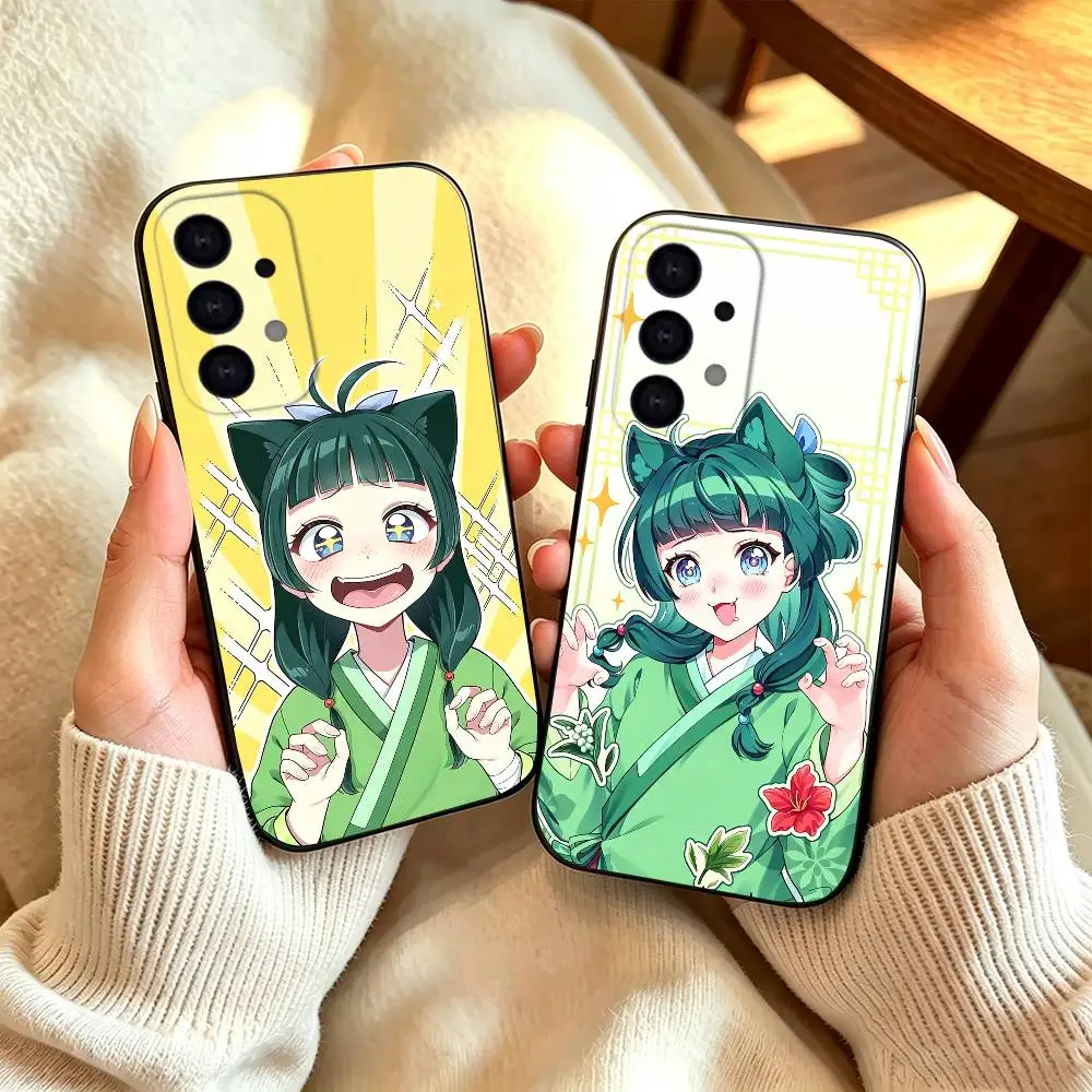 Apothecary Diaries Maomao funny Phone Case For Samsung S26,S25,S24,S23,S22,S21,S30,Ultra,Plus,Fe,Soft Silicone Black Cover