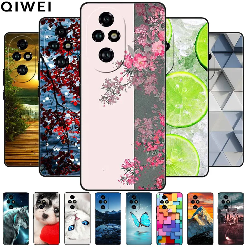 For Honor 200 Pro Case Landscape Soft Silicon Beautiful Phone Cases for Honor 200 5G Protection Bumper Covers Honor200 200Pro 5G