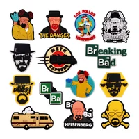 1 Uds. Serie de televisión clásica Breaking Bad PVC dijes para zapatos sandalias decoraciones accesorios para zuecos hebilla regalos de fiesta Unisex