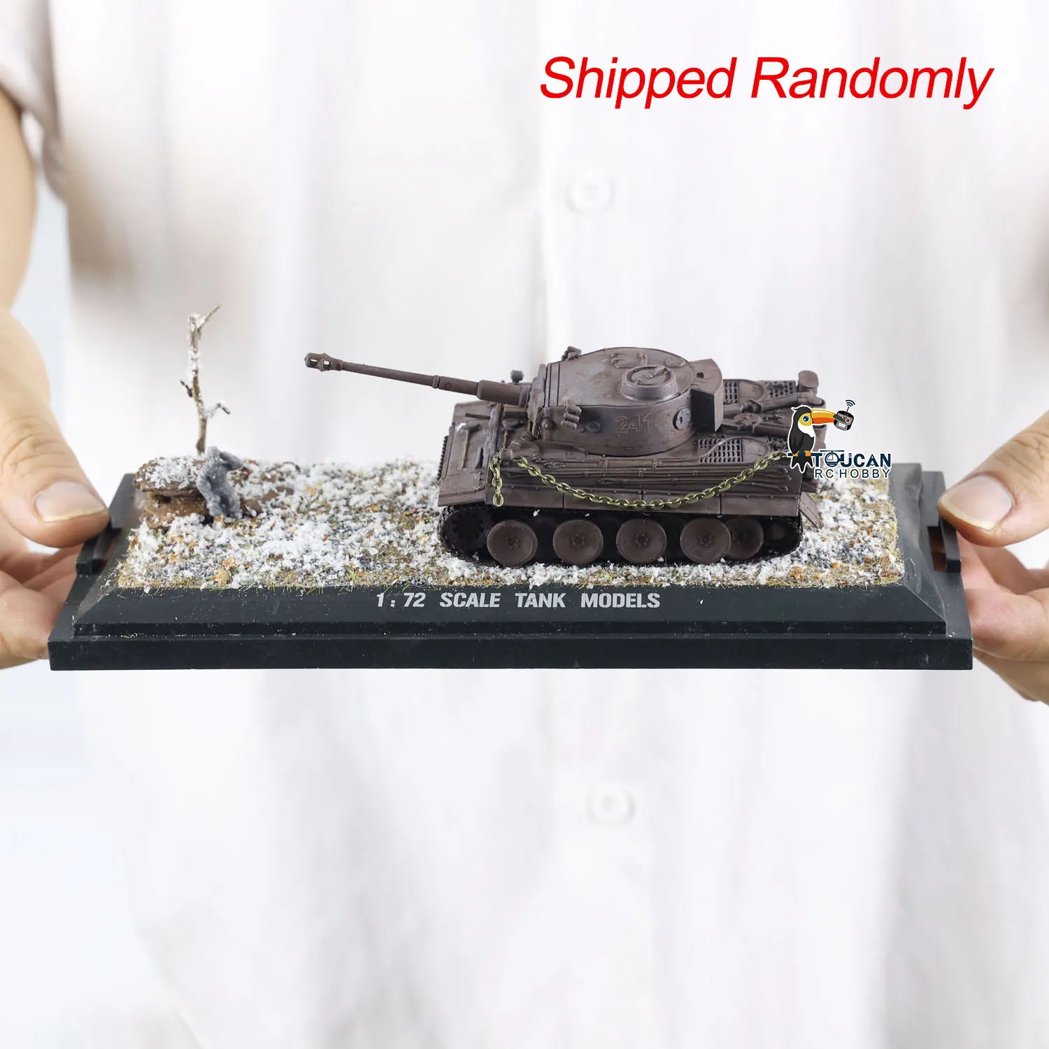 Henglong-Réservoir assemblé sans électronique, Tiger I, 3818 Leges, Précieux modèle, Échelle 1/72, Mini jouets, Cadeaux pour garçons, Allemagne, TH24306