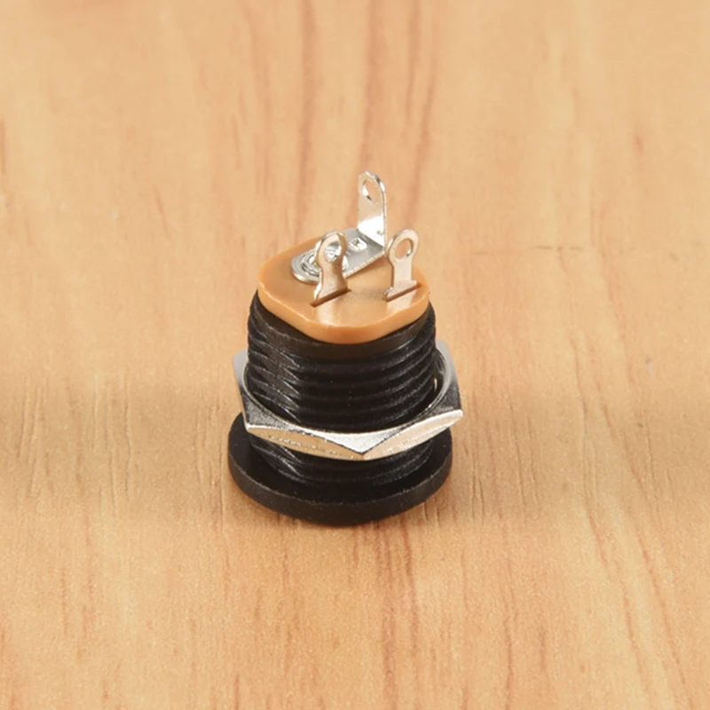 10 Pcs Panel Mount 2.1X5.5Mm Power Jack DC Socket