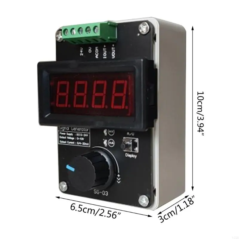 Y55E 4-20MA DC0-10V 0/4-20MA Generador señal ajustable Corriente corriente Analógico