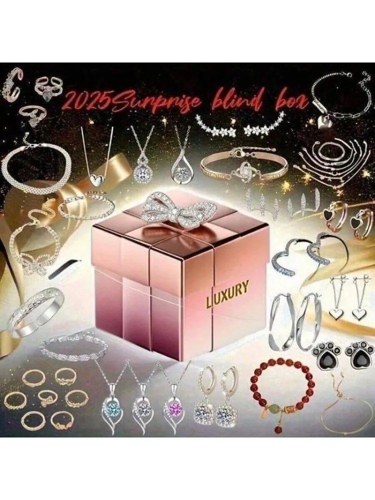 

Savior of Indecision Syndrome! Random 1/10/30/50pcs Surprise Accessories Coming - Necklaces, Stud Earrings, Bracelets, Hairpins