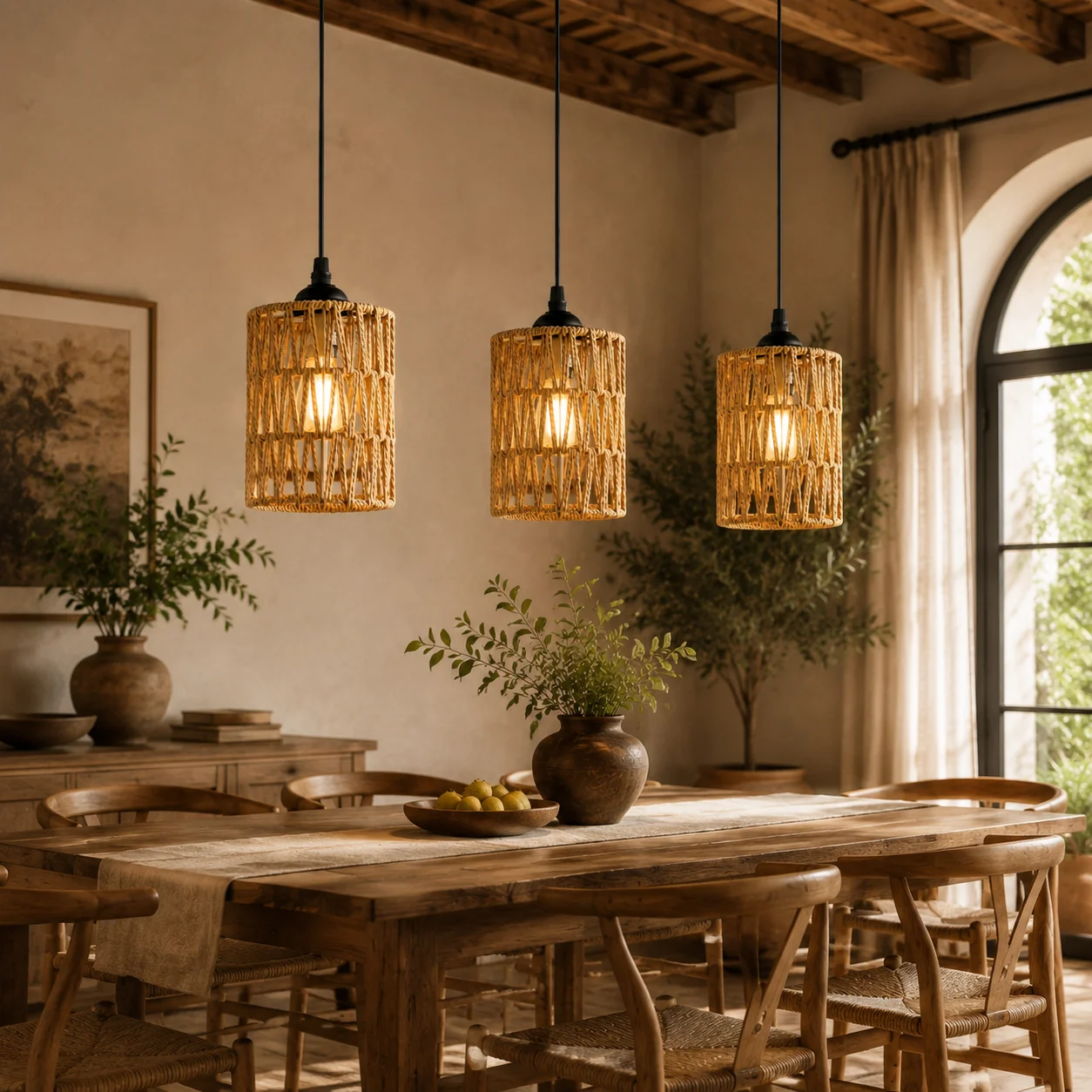 Lámpara Colgante de Hierro Tej - Kitchen Decor Lighting reseña y precio
