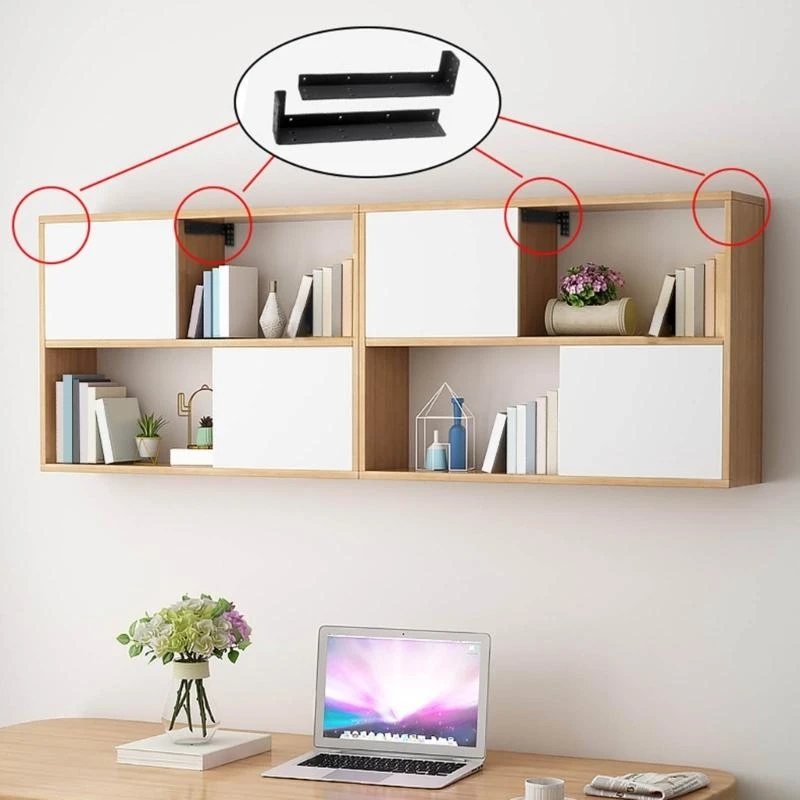 652F جدار الجرف قوس علقت ترايبود الجرف جدار ثابت التقسيم تخزين الرف علقت ترايبود الجرف سهلة التركيب #3