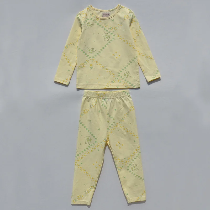 Ali Plus SS25 floral vintage pajama boys green floral girls salmon floral baby boys and girls and nightgown