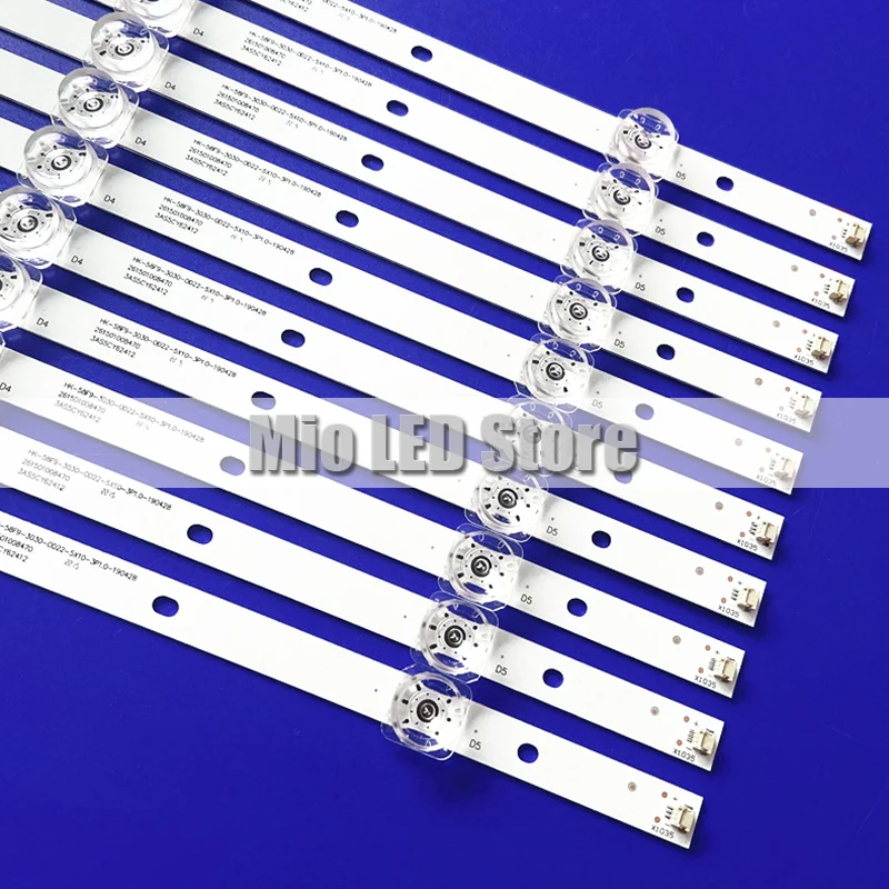 LED strips For LS58A1 LS58A51 LS58A51Z HK-58F9-3030-0D22-5X10-3P1.0-190428 new