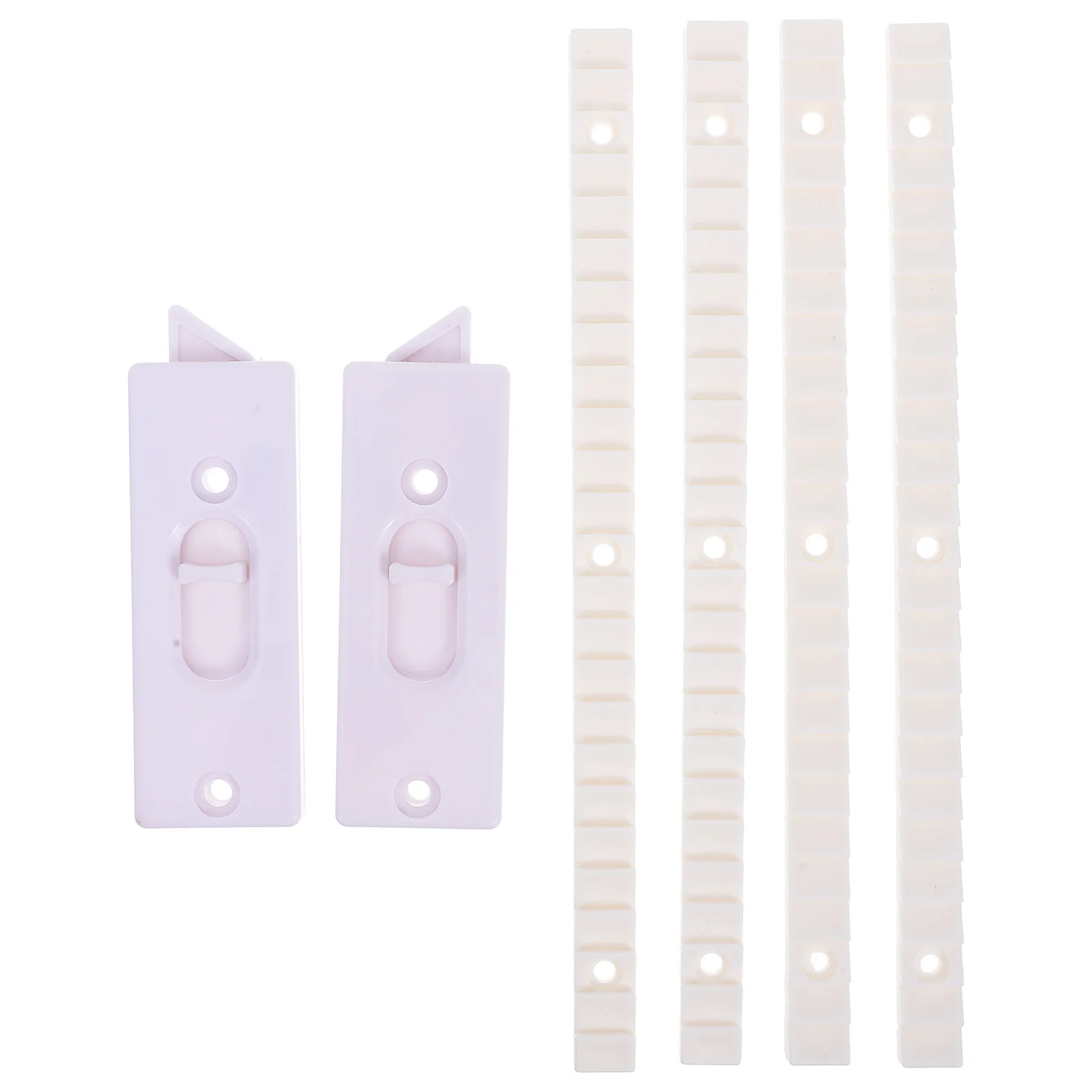 

2Pcs Folding Window Lifter Plastic Spring Loaded Secure Lock Sliding Window Replacement Parts Hardware Accessories