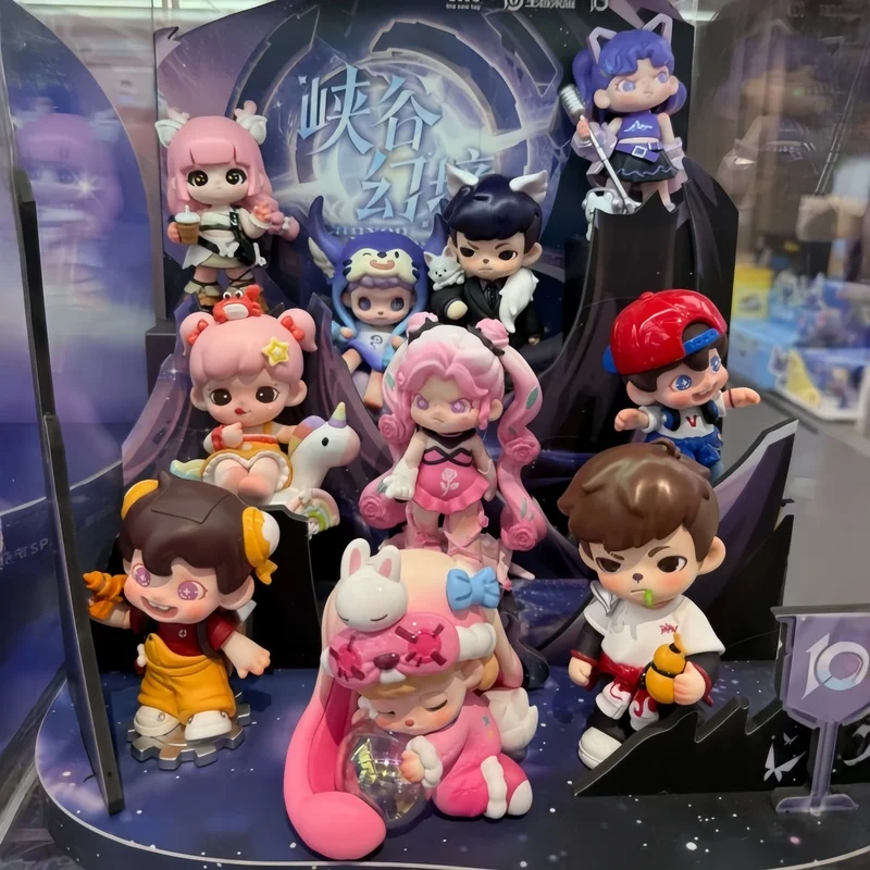 

Original In-Stock TNT King of Glory Canyon Fantasy Collaboration Serie Trendy Blind Box Figurine Model Desktop Ornament Toy Gift