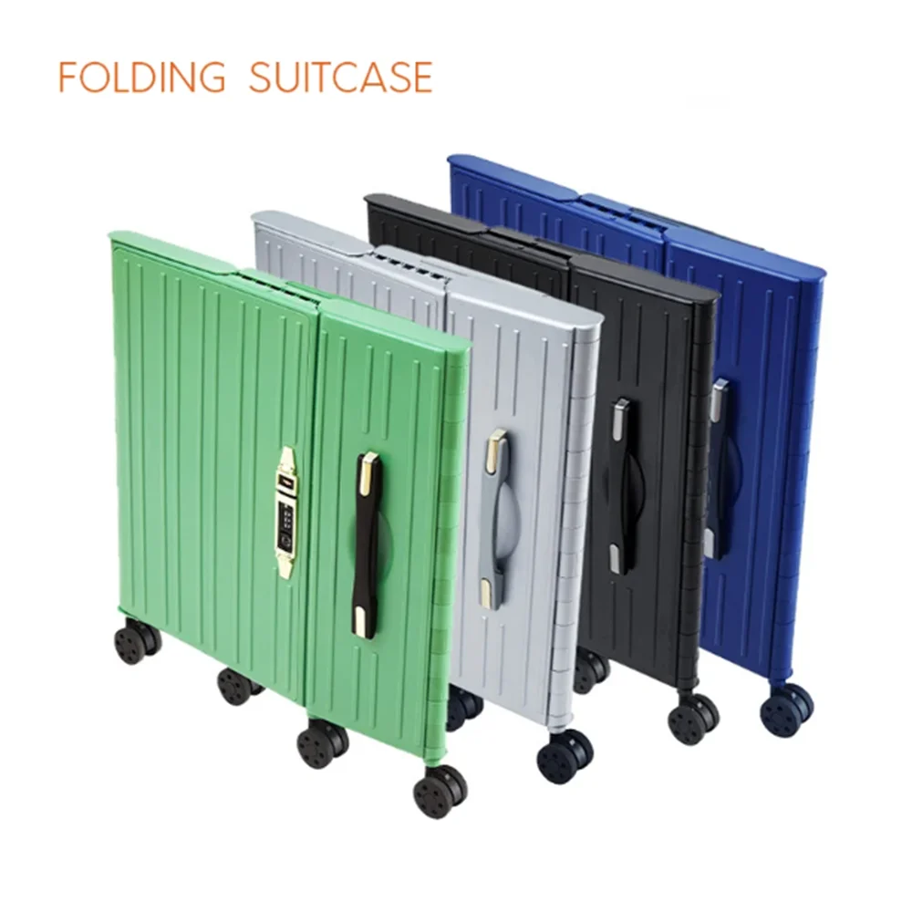 2O Inch Foldable Suitcase Storage Box Folding Trolley Suitcase