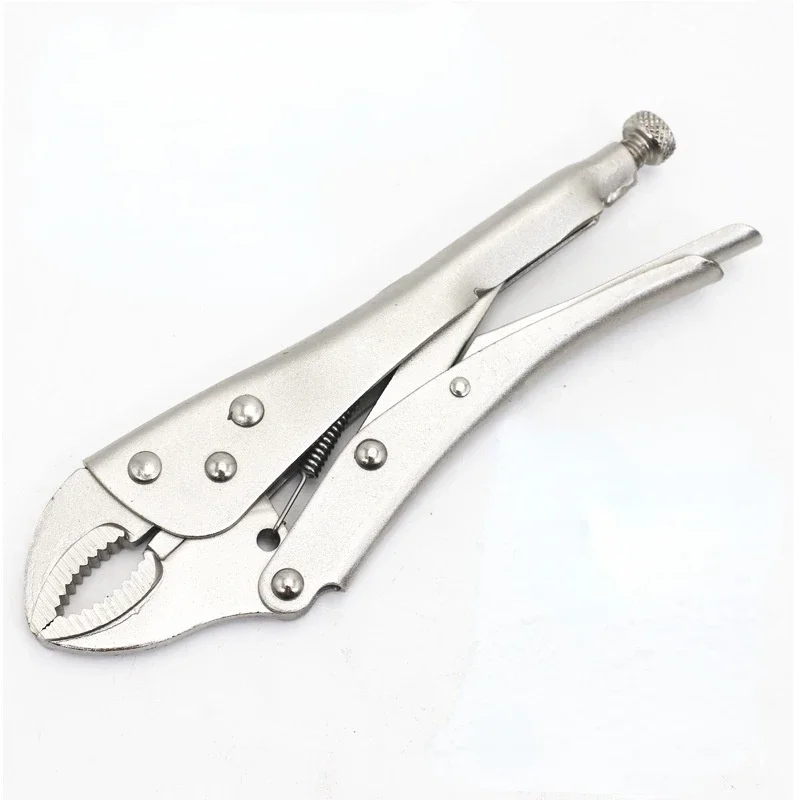 4 in. Curved Jaw Locking Pliers Mini Locking Pliers