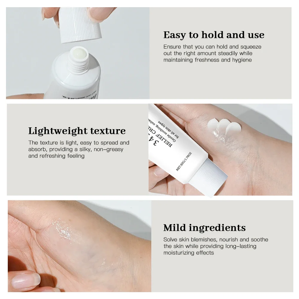 345 Relief Cream Moisturizing Blemishes Nourish The Skin And Provide Soothing Care Resulting In A Well-Rounded Skincare Solution