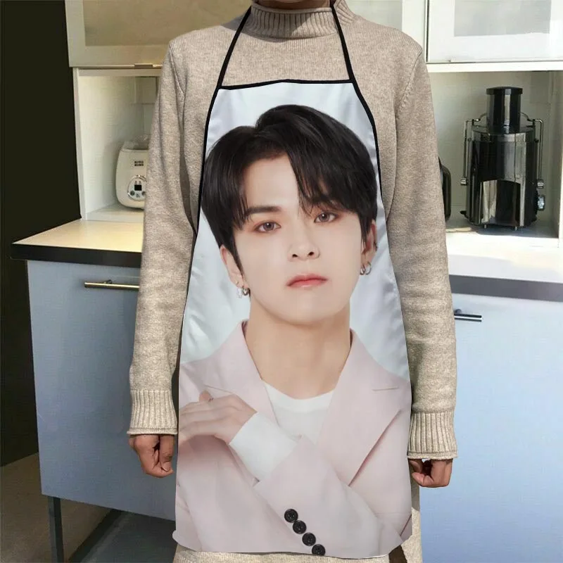 Custom TREASURE Apron Cartoon Dinner Party Cooking Apron Baking Accessories For Men Women Waterproof Oil-Proof Fabric 0104