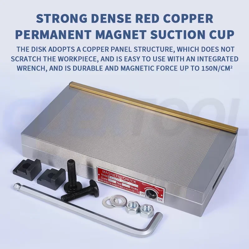 

Поверхностная шлифовальная машина присоска с постоянным магнитом высокая стабильность сильная адсорбционная сила прочный материал прецизионная вспомогательная машина