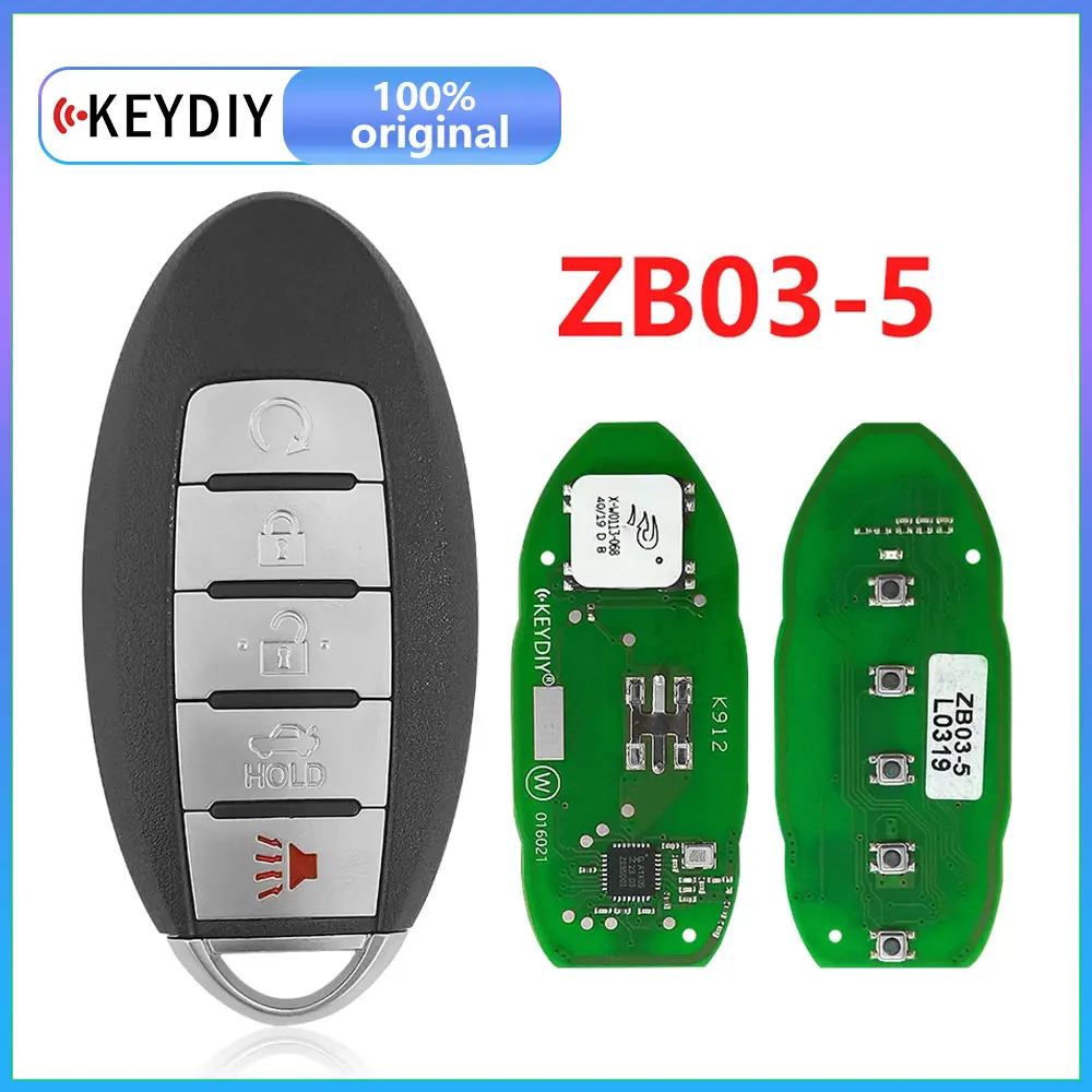 

XRNKEY KEYDIY оригинальный сменный смарт-ключ серии ZB ZB03-5 для KD900 URG200 KD-X2 автомобильный ключ с дистанционным управлением