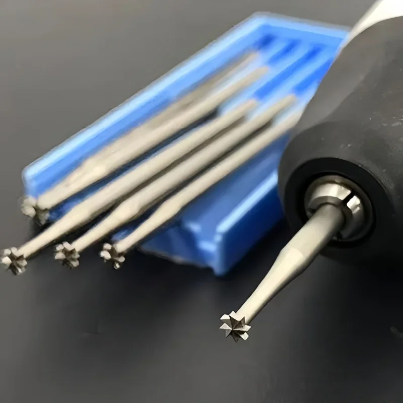 3 # 2.35mm Shank Blue Box Wheel Needle, Rotary Engraving & Grinding Bit for Jewelry, Handicraft,DIY Handmade Accessories