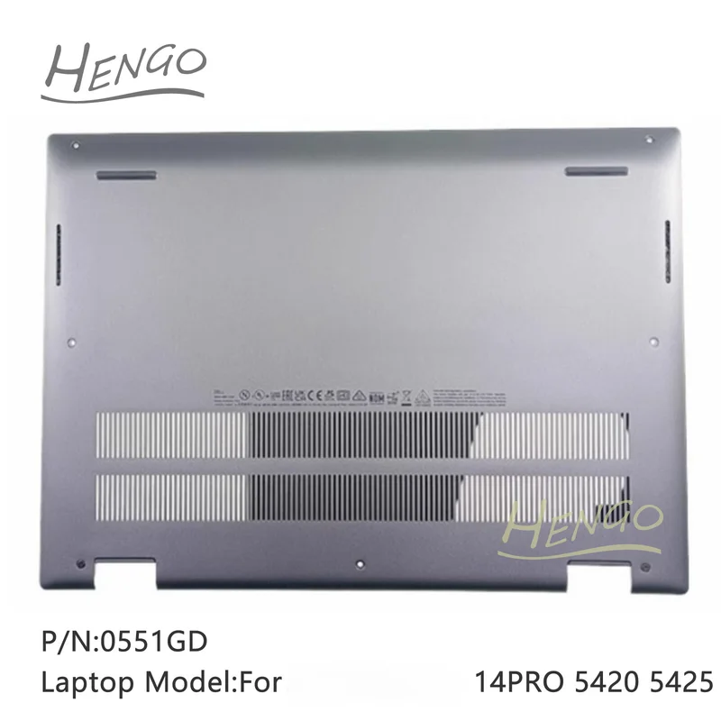 C  FOR New 0FR21J 0551GD For Dell Inspiron 14PRO 5420 5425 Lower Bottom Base Cover Case