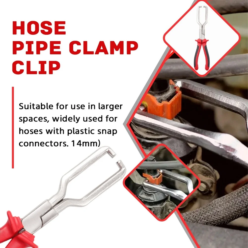 4 Piece Hose Clamp Plier Set Steel Automotive Repair Tool For Fuel Water Rubber Pipe Removal Clic-R Collar Clip Hand Tools Kit