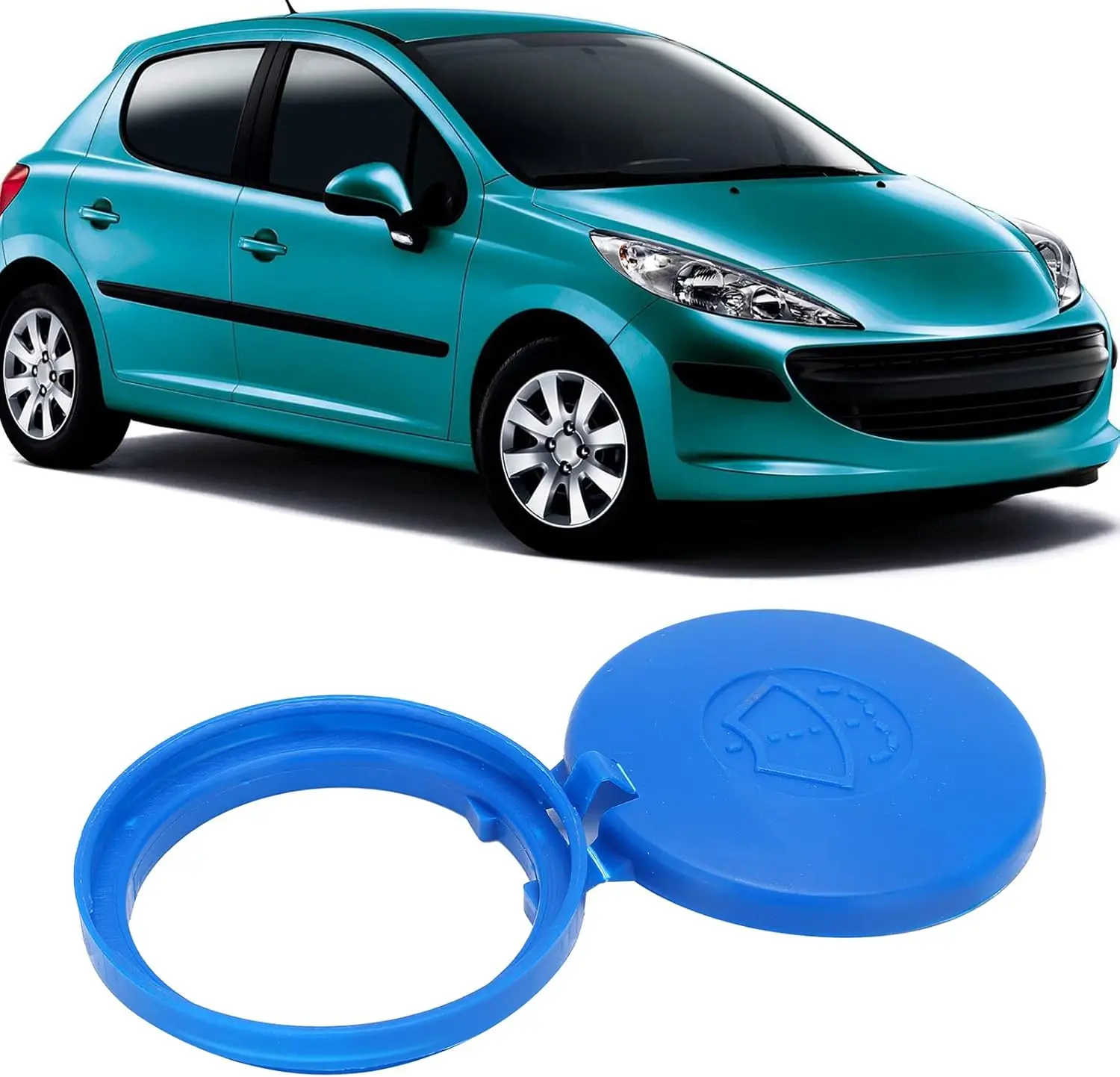 Windshield Washer Tank Cap, Car Washer Bottle Cap, Washer Tank Cover, Washer Bottle Cap Nozzle Cover, Windshield Washer Fluid Re