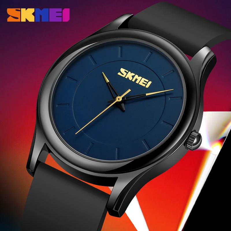 

SKMEI New Simple Quartz Watches Men's Watch Casual Silicone Strap 30Bar Waterproof Wristwatches Male Time Clock reloj hombre2112