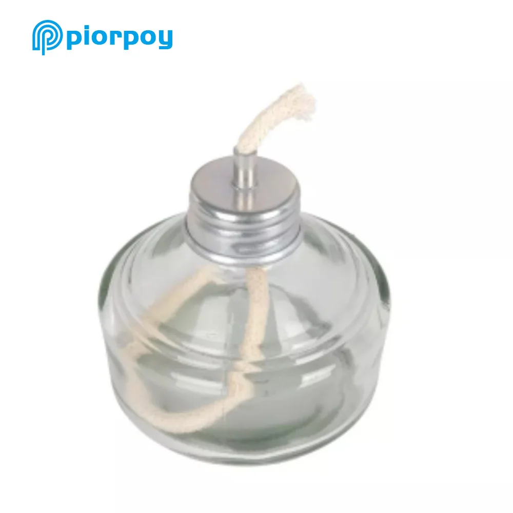 PIORPOY 100Ml Dental Instrument Alcohol Lamp Laboratory Glass Burner Spirit with Woven Wick Thickening Dentistry Accessories